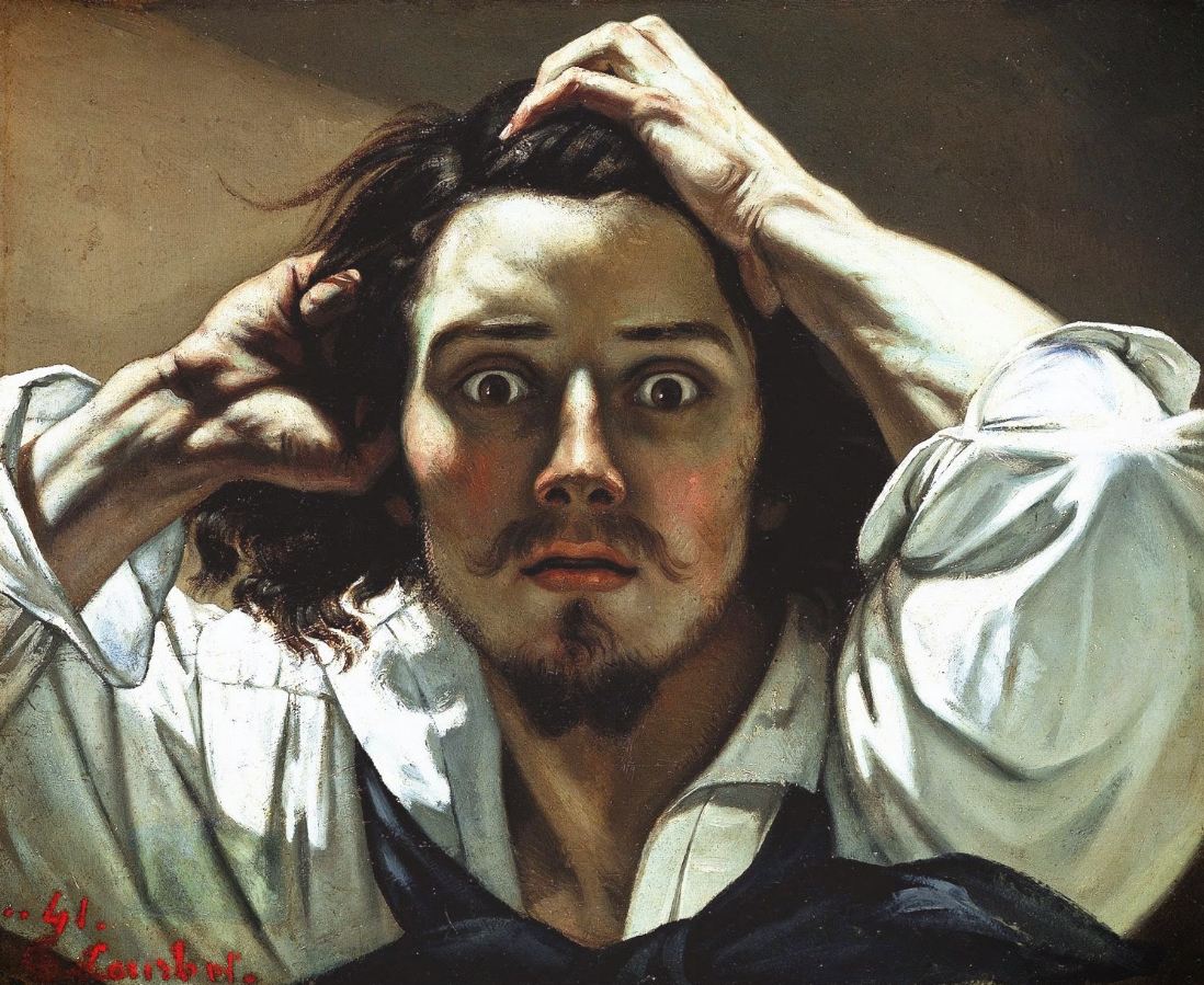 Autorretrato, Courbet - Pintura histórica