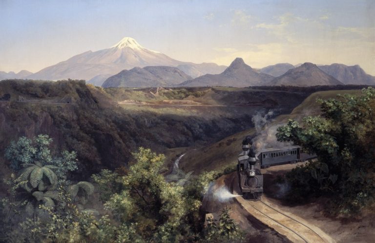 Cañada de Metlac o El Citlaltépetl, José María Velasco - Pintura Histórica